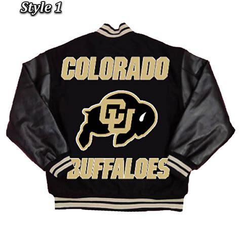 NCAA Wool/Leather Colorado Buffaloes Varsity Jacket