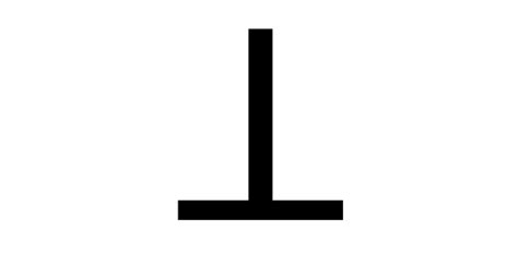 Perpendicular Symbol Psfont Tk