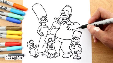 How To Draw Simpsons From The Simpsons Cartoon Character Drawings ...