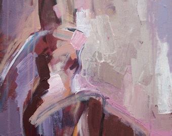 Male Nude Print Abstract Figure Charcoal Drawing Black