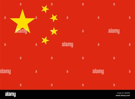 China Flag. Original proportion and colors. High quality. Vector ...