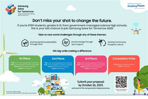 Last Call Future Heroes Submit Entries for Samsung Solve For Tomorrow