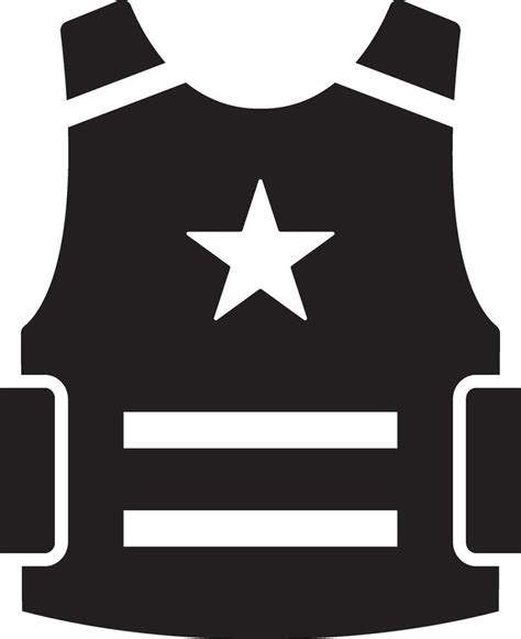 Bulletproof Vest Icon Vector Art At Vecteezy