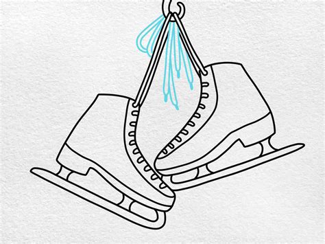 Ice Skate Drawing