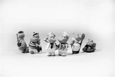 Kinder surprise hippo collection — Stock Photo © ElinaanilE #85296710