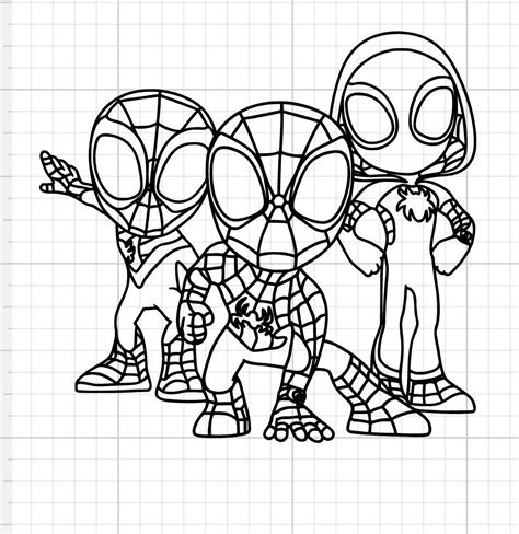 Spidey And His Amazing Friends Png Digital Download Hero Etsy