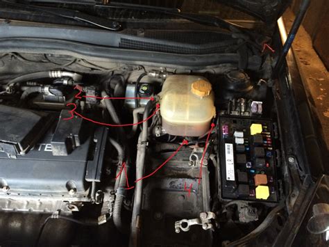 Замена датчика уровня антифриза — Opel Astra H GTC, 1,8 л, 2009 года ...