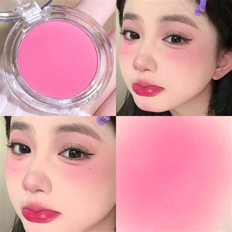 Hisyi Monochrome Blush Palette Low Saturation Natural Nude Colors For Effortless No Makeup Look