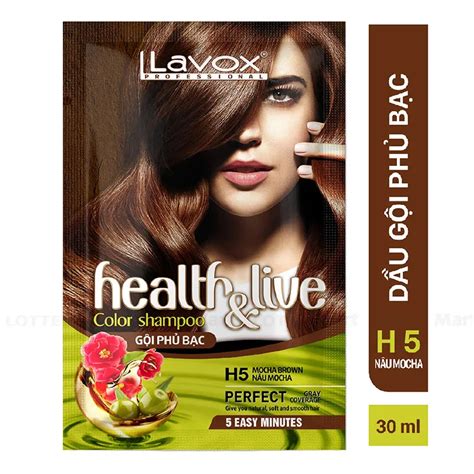 Gội Phủ Bạc Lavox H5 Nâu Mocha 30ml