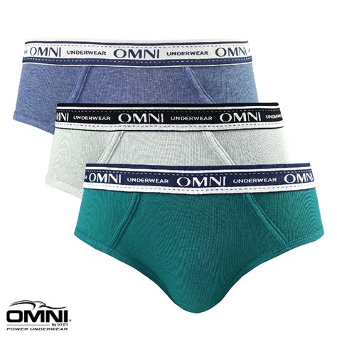 Omni By So En Men S In Zipper Ribbed Cotton Bikini Brief Shopee Philippines