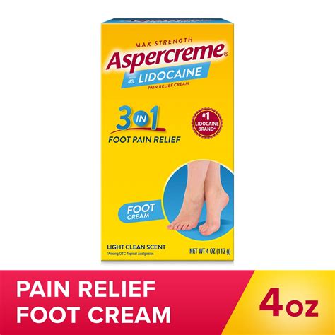 Aspercreme Lidocaine Foot Pain Relief Cream Oz Nepal Ubuy