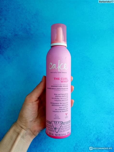 Мусс для волос Cake naturally luxe beauty CURL WHIP - «"Взбитые сливки ...