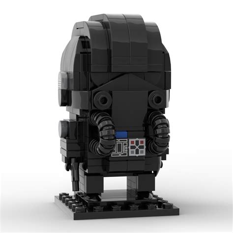 Lego Star Wars Tie Fighter Pilot - MOC Brickheadz Custom Instructions