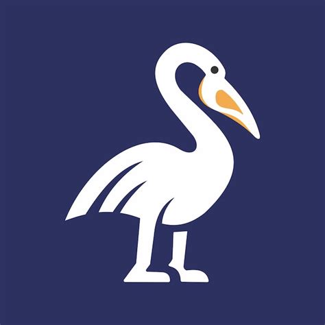 Premium Vector Illustration Vector Graphic Of White Swan Logo