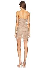 Michael Costello X REVOLVE Kareena Embellished Mini Dress In Nude REVOLVE
