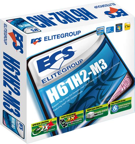 ECS H61H2-M3 — системная плата на чипсете Intel H61