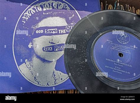 A Dusty Original Virgin Release Of The Sex Pistols God Save The Queen From The Single Is