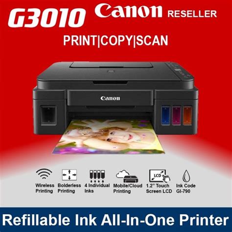 Canon Pixma Ink Efficient G All In One Wi Fi Printer Print Scan