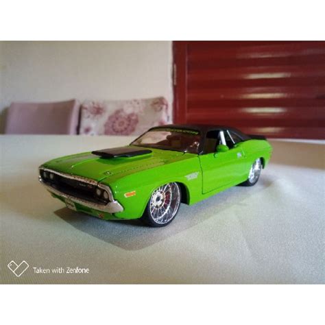 Miniatura Dodge Challenger Rt Escala Maisto Miniatura