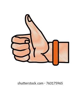 Hand Gesture Fuck You Symbol Middle Stock Vector Royalty Free