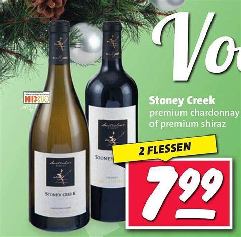 Stoney Creek Premium Chardonnay Of Premium Shiraz Aanbieding Bij Nettorama