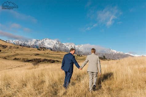 Same Sex Winter Wedding In Queenstown New Zealand
