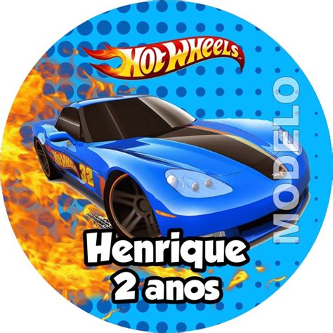 Adesivos Latinha Hot Wheels V Rios Modelos Diferente Etiqueta R Tulo Personalizado