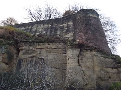 Nottingham Castle Outer Bailey Wall And Towers A Photo On Flickriver