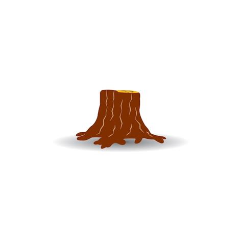 Icono De Tronco De árbol Vector Premium