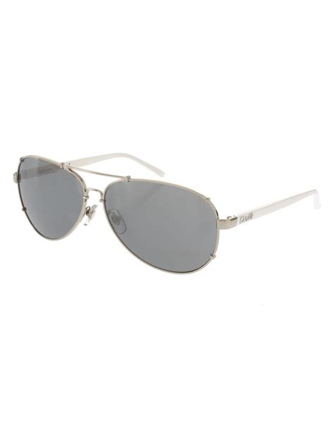 Dolce & Gabbana Dg Aviator Sunglasses in Silver for Men | Lyst