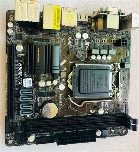 ASRock B85M-ITX Intel LGA 1150/ H3 Mini-ITX Motherboard backplate ...