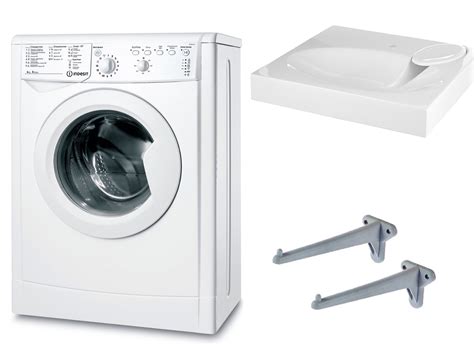 Комплект: стиральная машина под раковину Indesit IWUB 4105 с раковиной ...