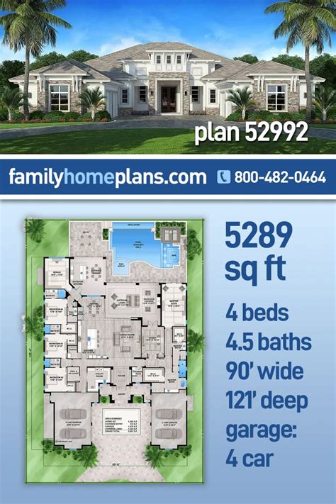 Luxury Florida House Plan With Amazing Primary Suite In 2023 Florida