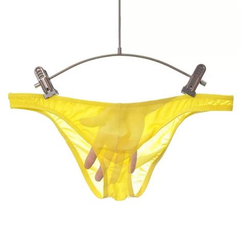 Sexy Underwear Men Briefs Jockstrap New Arrival Men Bikini Underpants Male Panties Ice Silk Mens