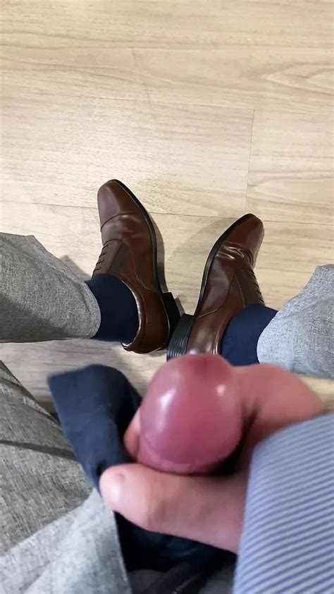 So Horny To Cum On Leather Shoes Gay Handjob Porn Feat Daddydressshoes Xhamster