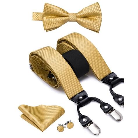 Vêtements lingerie jarretelles et nœud papillon en soie pour hommes ensemble de Clips en