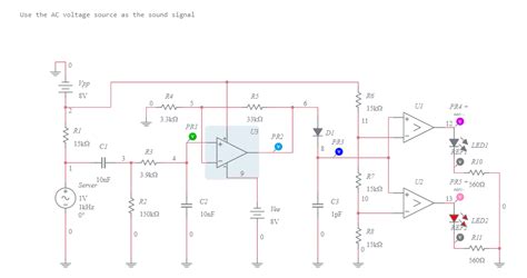 Copy Of Sound Detector Circuit Multisim Live