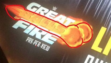 WWE Great Balls of Fire PPV logo looks like Dick & Balls - The Point ...