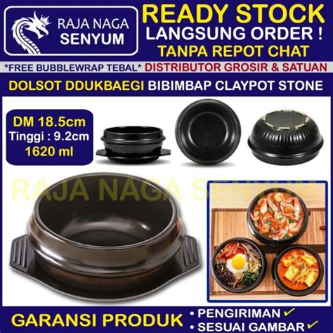 Jual KOREAN DOLSOT TUKPEGI DDUKBAEGI 18 5 CM HOT POT BIBIMBAP KOREA BOWL Di Seller MoroBuy
