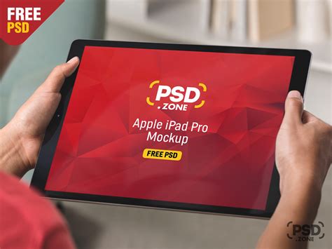 Ipad Pro In Hand Mockup Psd Psd Zone