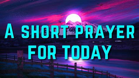 A Short Prayer To Thank God Lets Pray Together A Short Prayer For