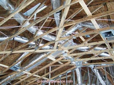 how to install air ducts in attic