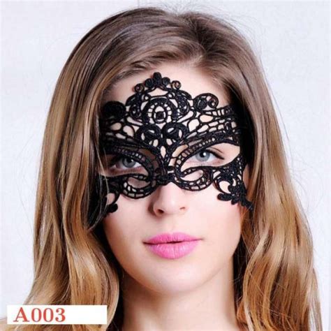 Jual A Mask Topeng Karnaval Penutup Mata Sexy Hot Brokat Hitam Di Seller Raindrop