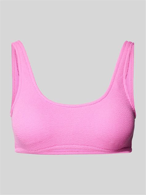 Kup Online Banana Moon Top Bikini Z Fakturowanym Wzorem Model Justin Scrunchy R Owy