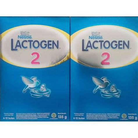 Jual Susu Lactogen 2 Usia 6 12 Bulan 135 Gram Shopee Indonesia