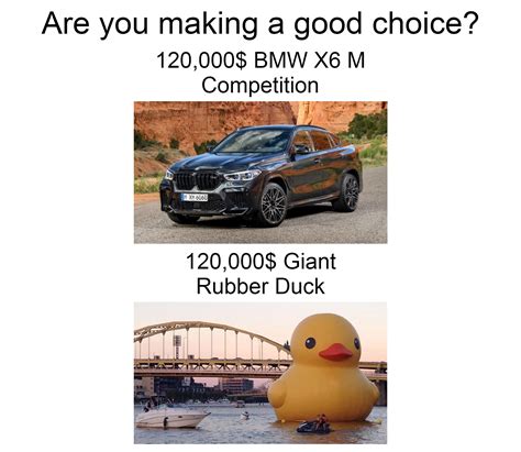 A giant rubber duck doesn't need fuel : r/memes