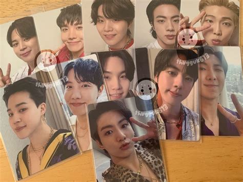 BTS Photocard Namjoon RM Seokjin Jin Yoongi Suga Agust D J Hope Hoseok