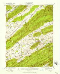 Old Historical Maps Of Pleasant Gap PA Pastmaps