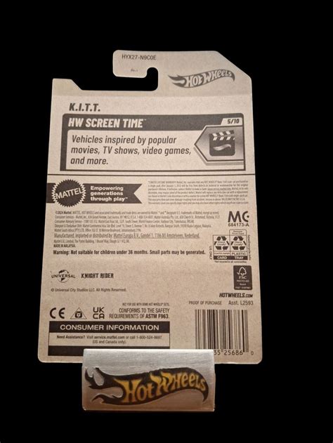 Hot Wheels Hw Screen Time K I T T L Neu Und Originalverpackt In Adlikon F R Chf