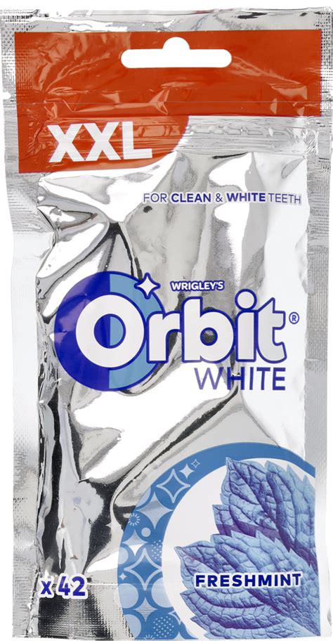 WRIGLEY S ORBIT Freshmint White guma do żucia w drażetkach o smaku